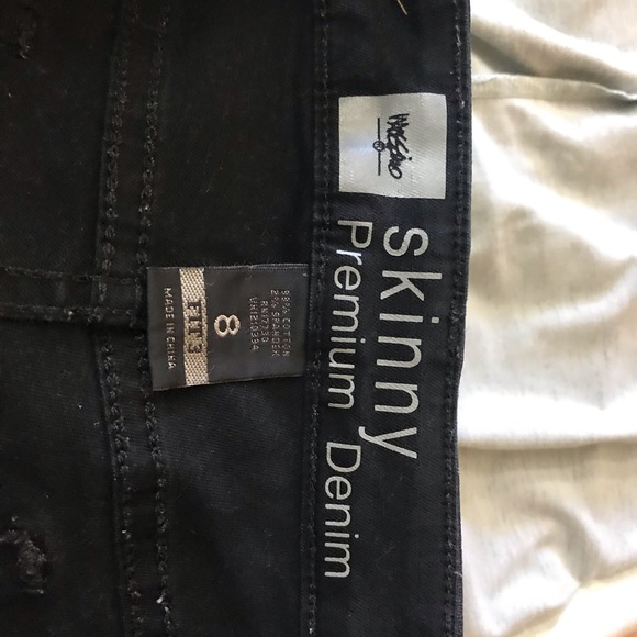 Sz 8 Mossimo | Black | Skinny Premium Denim - Picture 7 of 8